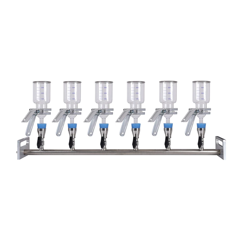 Glass Six Branches Vacuum Filtration System